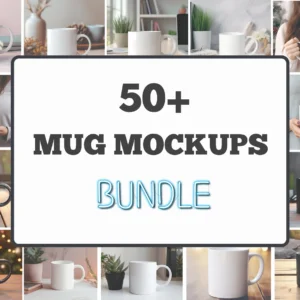 50 Mug MockUps Coffee Cup Mock up Bundle
