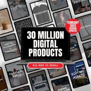 30+ Million Resell Digital Products Bundle